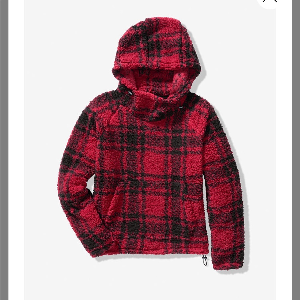 PINK Victoria secret Sherpa cozy pull over